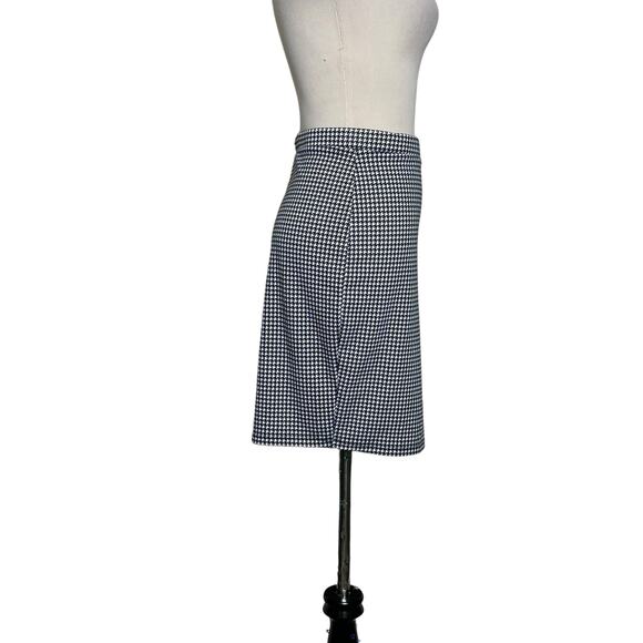 Ambiance Apparel black white houndstooth pull on mini skirt size M - Picture 8 of 13